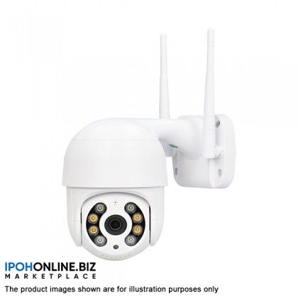 2.0 Megapixel H.265+ Pan Tilt Zoom WIFI Home Surveillance IP Outdoor Security Camera